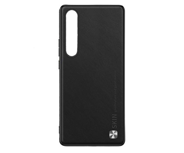 Кожаный чехол - накладка SKIN Good Texture для Sony Xperia 10 IV Черный