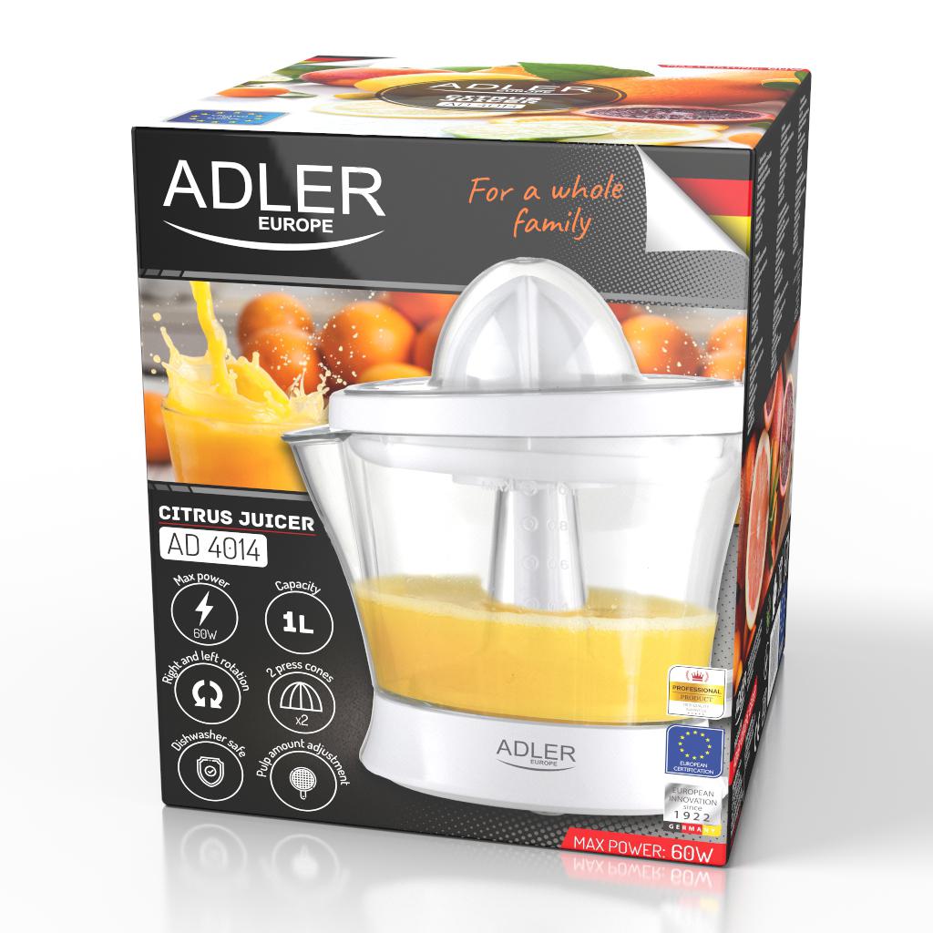 Соковитискач для цитрусових Adler Білий (AD4014) - фото 6