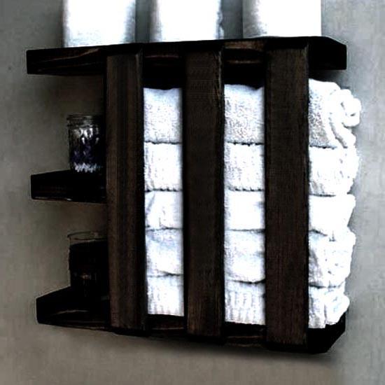 Полка для ванной из дерева Мюленбах Венге (ВНП/015912)