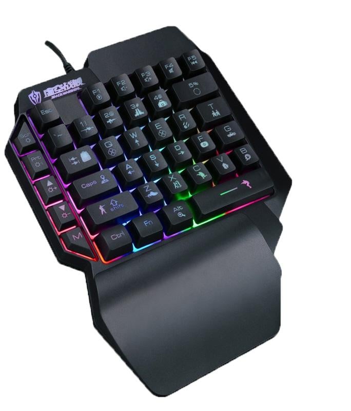 Клавіатура ігрова Sundy PUBG Mobile Keyboard G01 з підсвіткою USB Black