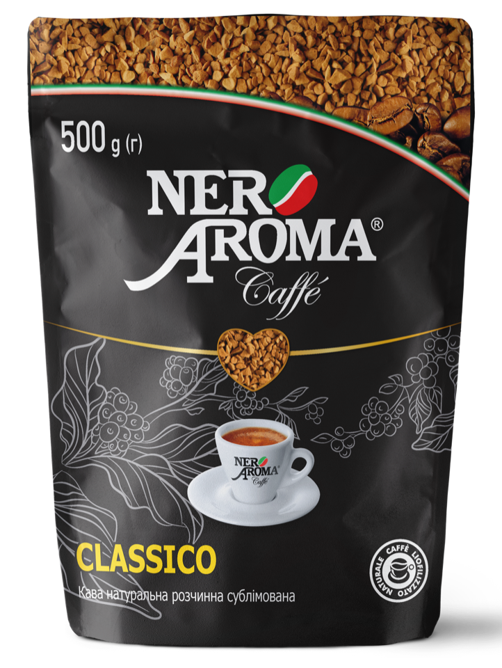 Кофе растворимый Nero Aroma Classico 500 г (35370982)