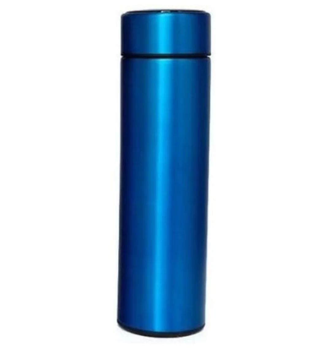 Термос с индикатором температуры на 500 мл Синий (109aaf35) - фото 1 Термос с индикатором температуры на 500 мл Синий (109aaf35) - фото 1