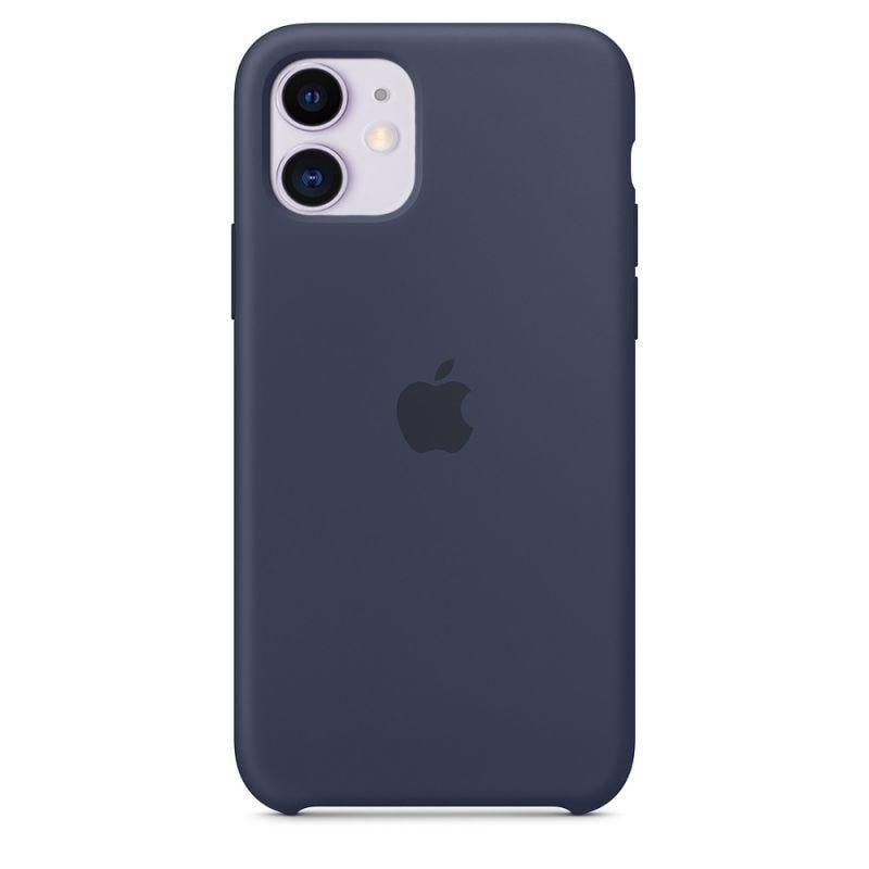 Силіконовий чохол накладка Apple Silicone Case for iPhone 11, Midnight Blue (HC) (A) - фото 4