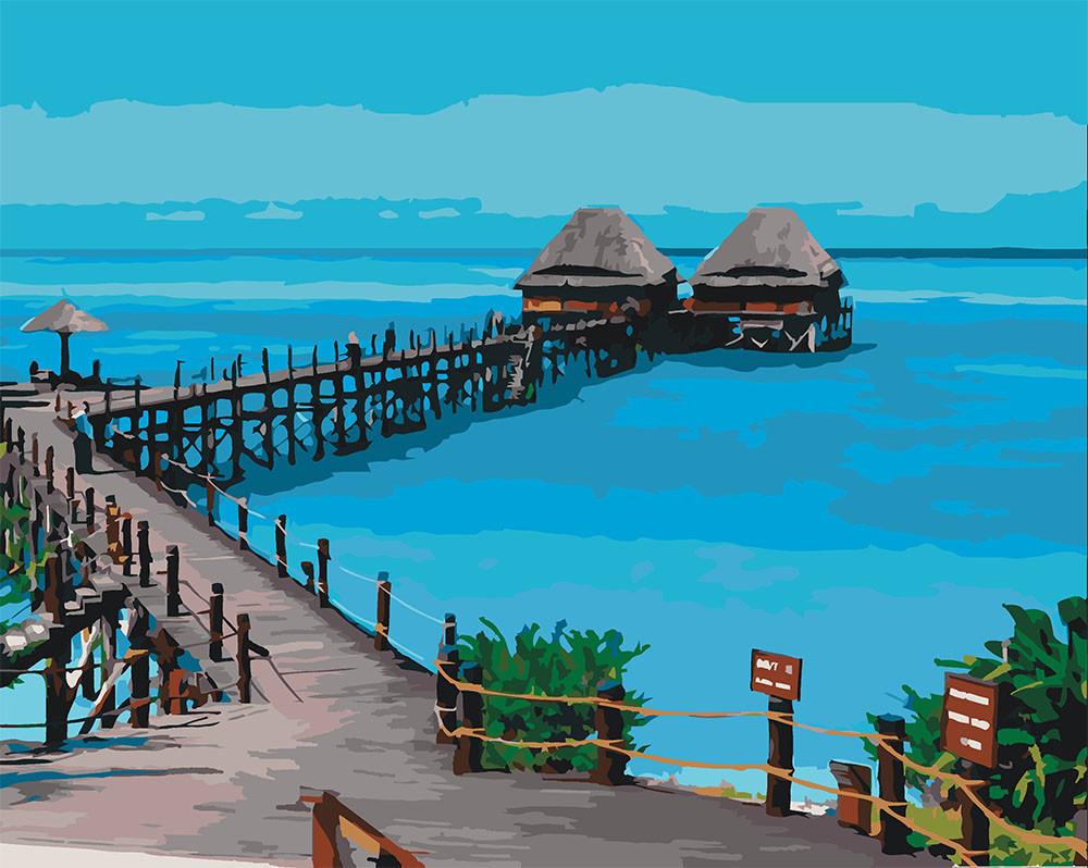 Картина по номерам Идейка Лагуна 40х50 см (skl-КНО2228)