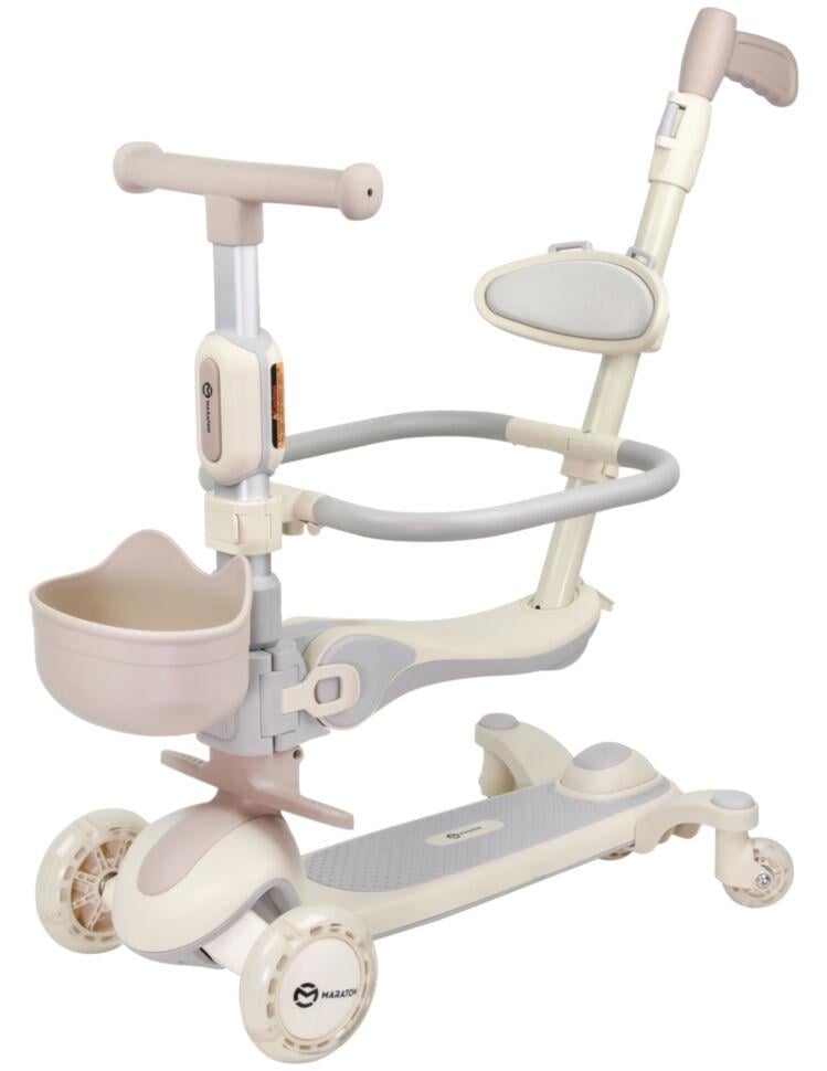 Самокат детский Maraton 3in1 I Candy Пудровый