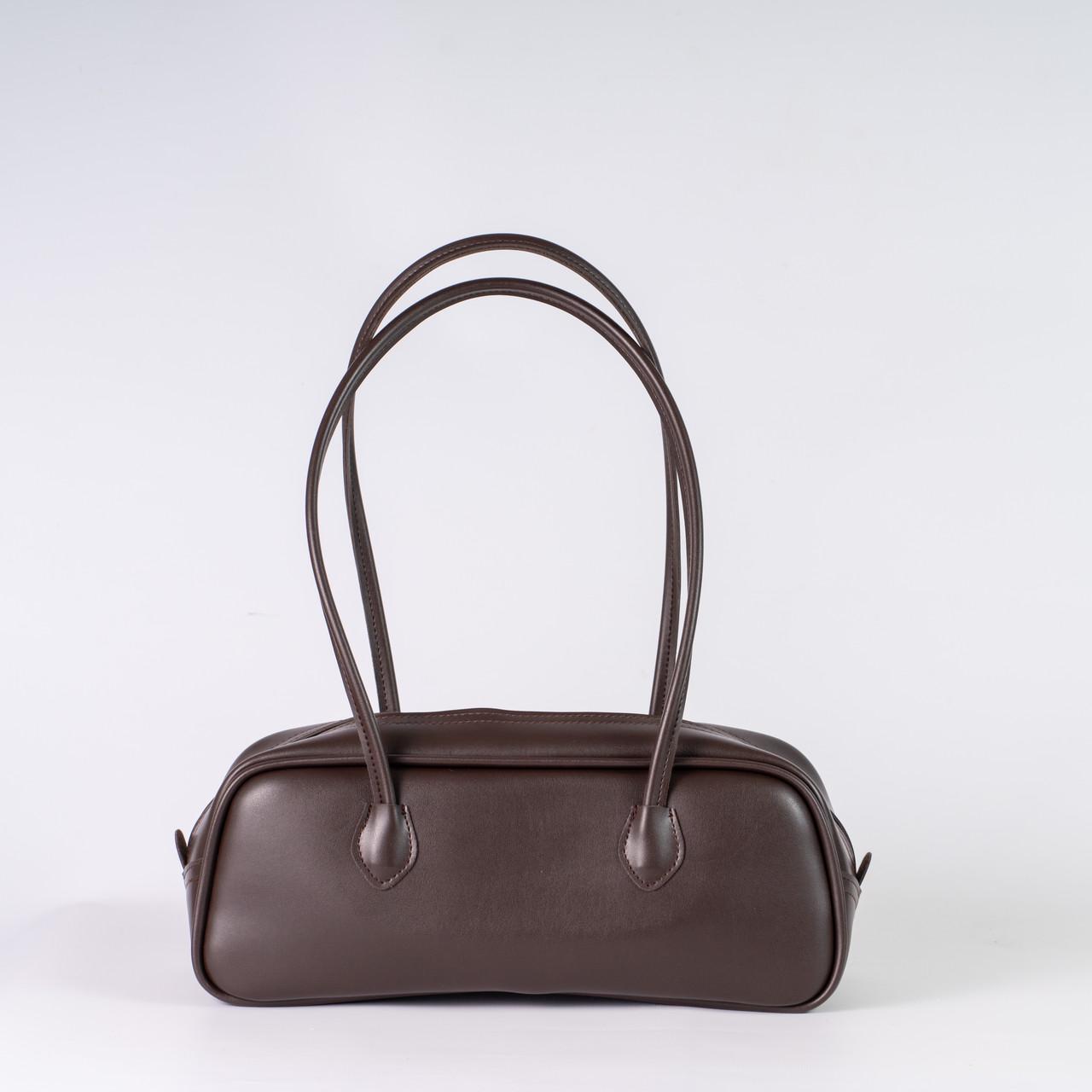 Сумка женская багет из экокожи XENIA № 01-25 Коричневый - фото 4 Сумка женская багет из экокожи XENIA № 01-25 Коричневый - фото 4