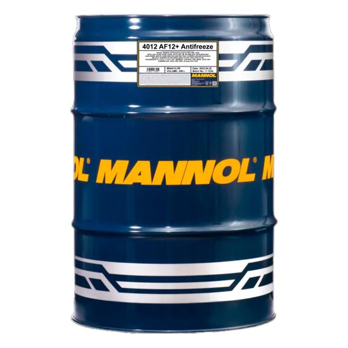 Антифриз Mannol MN Antifreeze AF 12+ Longlife -40°C 208 л MN4012-DR Червоний (179696) Антифриз Mannol MN Antifreeze AF 12+ Longlife -40°C 208 л MN4012-DR Червоний (179696)