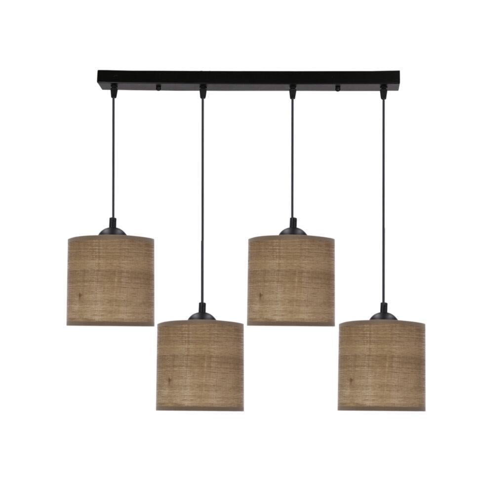 Люстра Candellux Legno 70x100 см Чорний (34-18366)