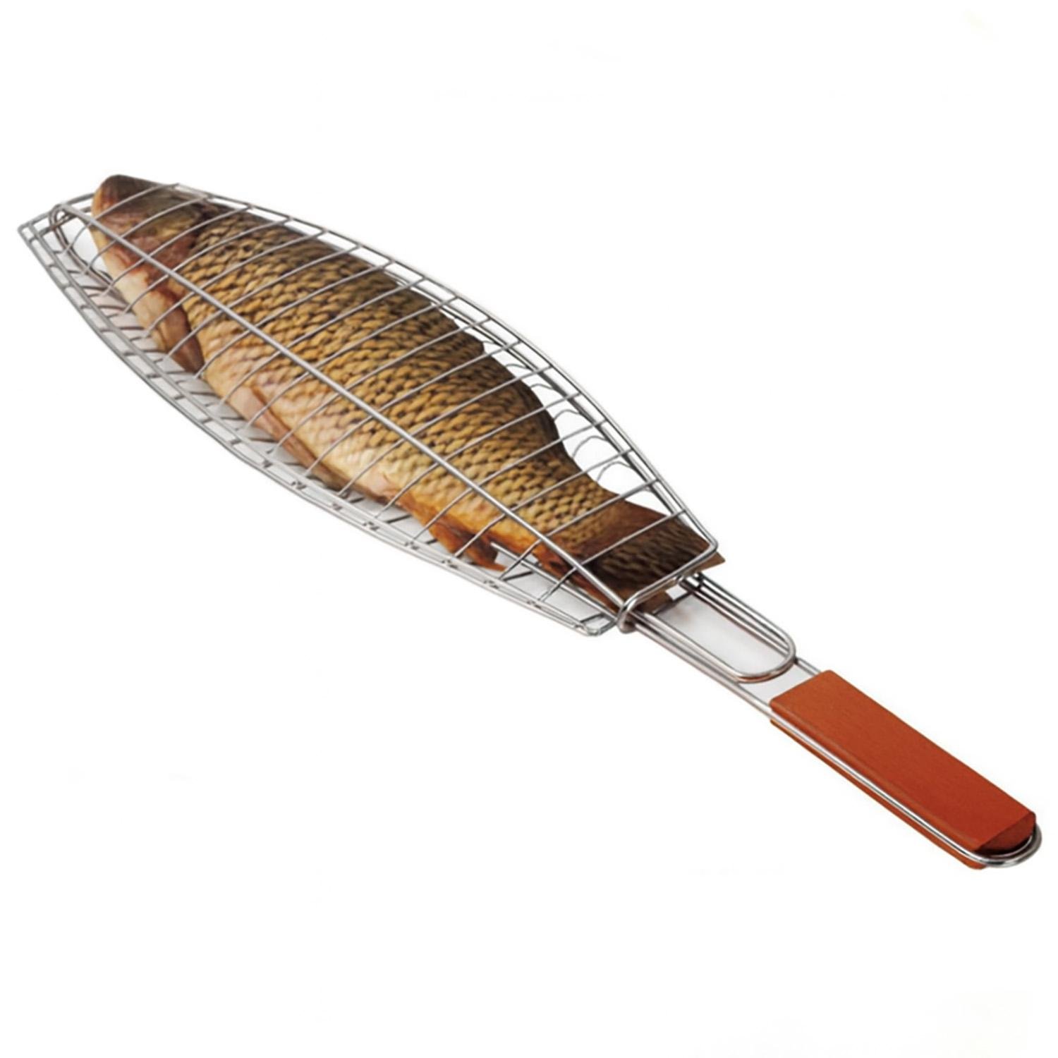 Решетка-гриль для жарки рыбы 68х15х6 см (87734)