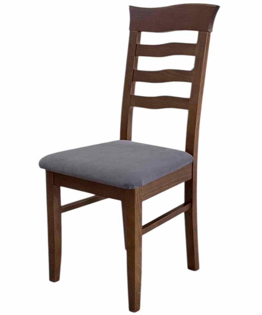 Стул деревянный с мягким сиденьем Скиф ЖУР-6 Дуб/Стим-54 (27085892)