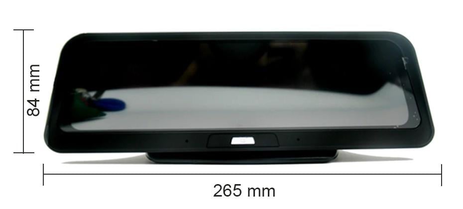 Видеорегистратор на торпеду Rias DVR E98 10" IPS 4G GPS с двумя камерами 2/32 Gb Android 8.1 Black (3_01143) - фото 5