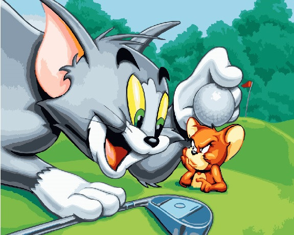 Картина по номерам Brushme Том и Джерри (GX24056)