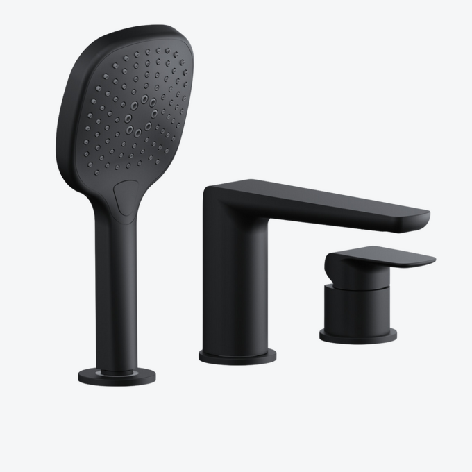 Змішувач на борт ванни Excellent Clever 2.0 Чорний матовий