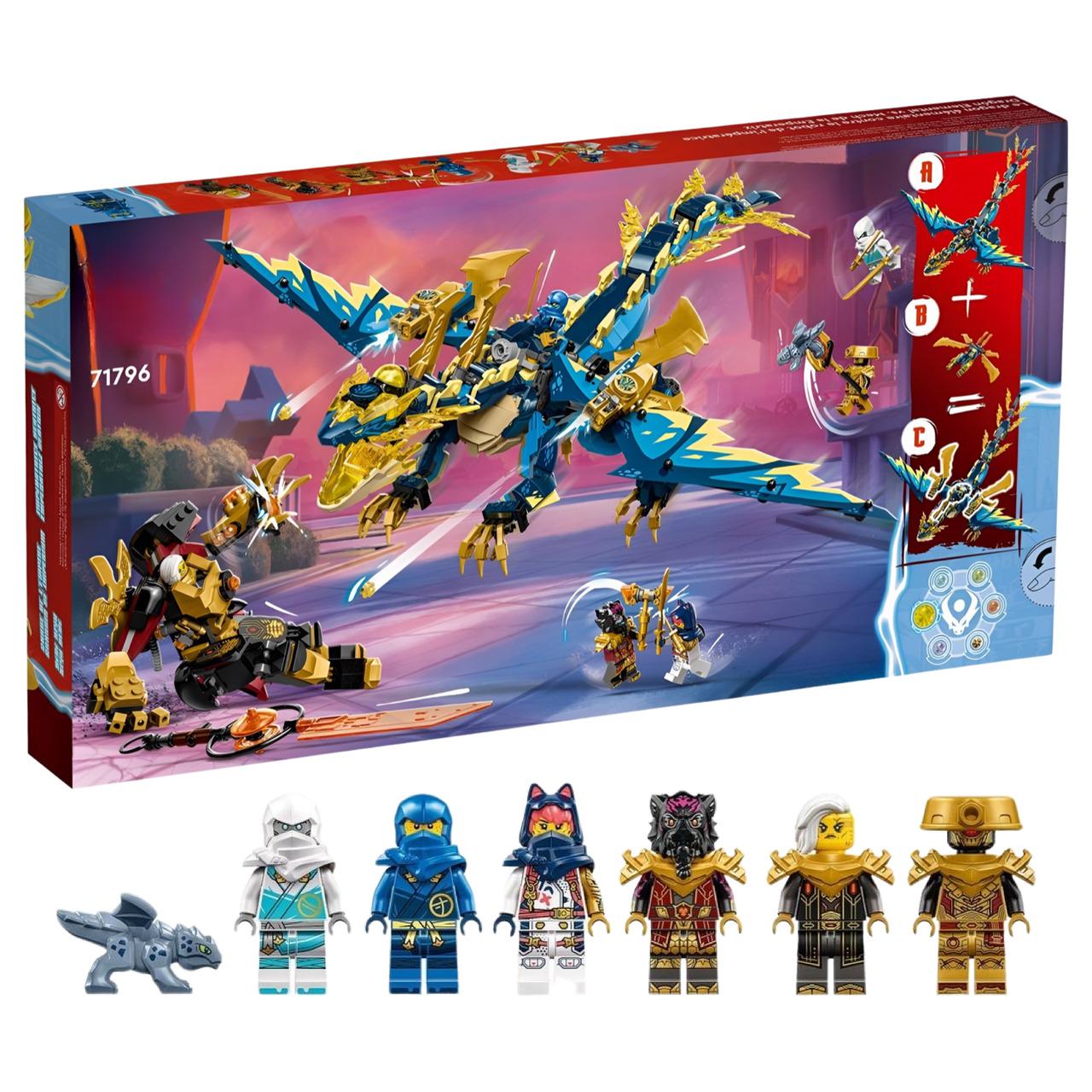 Конструктор Ninjago Стихийный дракон против робота Императрицы 1038 деталей (11096) - фото 4 Конструктор Ninjago Стихийный дракон против робота Императрицы 1038 деталей (11096) - фото 4