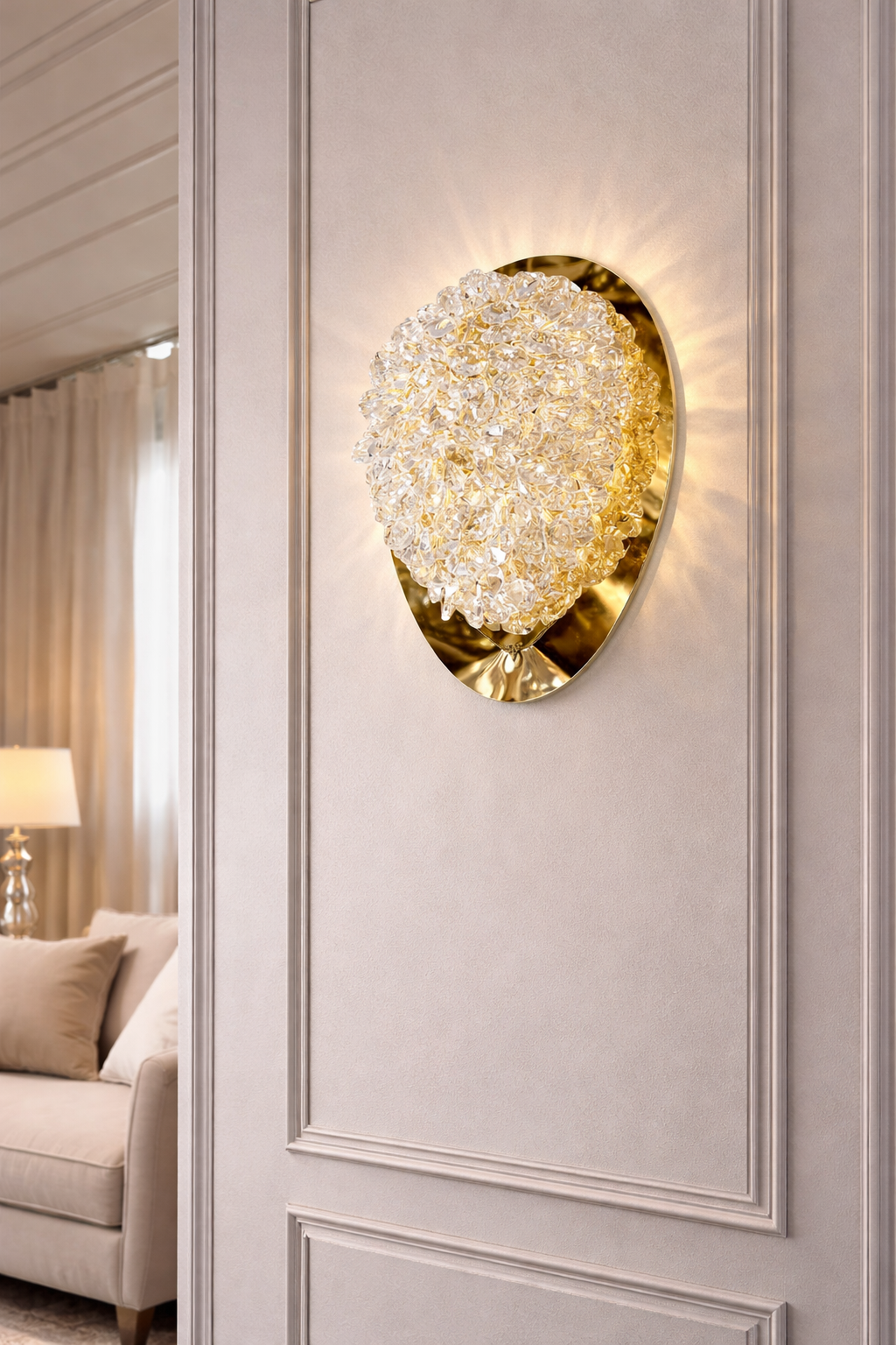Настенный светильник Éclat Sphere Led 3 режима 3,2W (20520/L170FGD) Настенный светильник Éclat Sphere Led 3 режима 3,2W (20520/L170FGD)