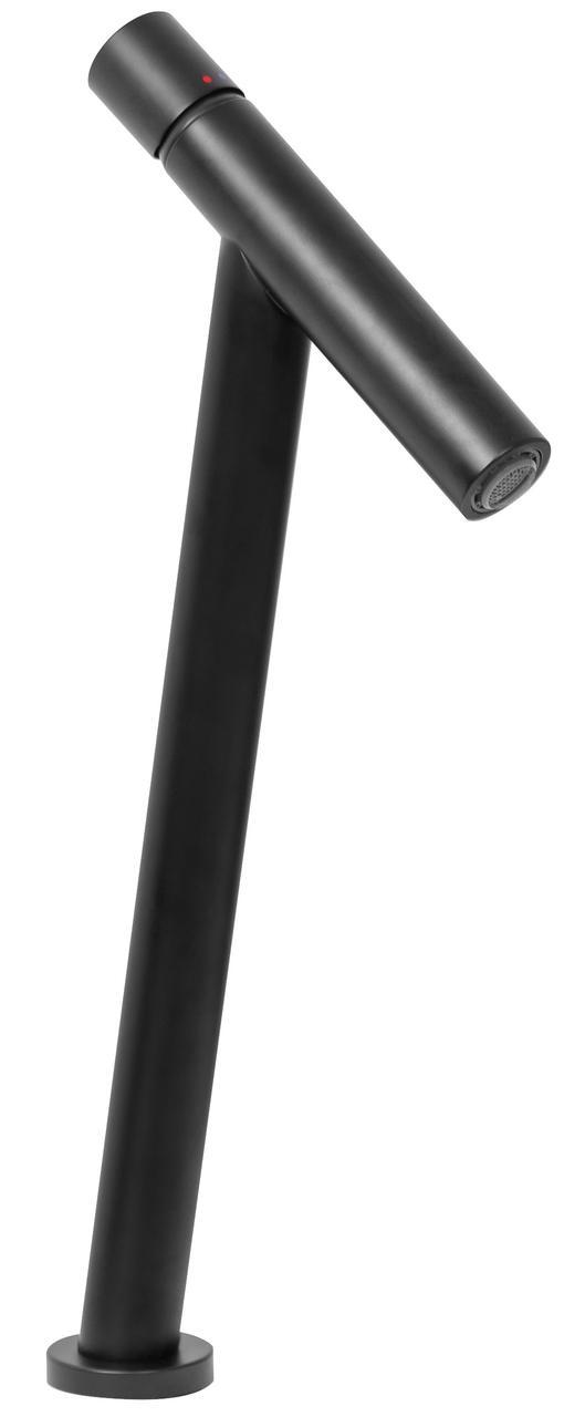Смеситель для раковины высокий Rea ZEN BLACK MAT REA-B8035 Черный (84360)