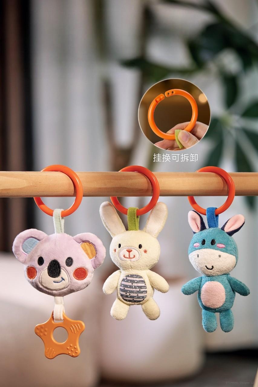 Дуга розвивальна Tumama з підвісними іграшками для коляски універсальна Різнокольоровий (27283950) - фото 6 Дуга розвивальна Tumama з підвісними іграшками для коляски універсальна Різнокольоровий (27283950) - фото 6