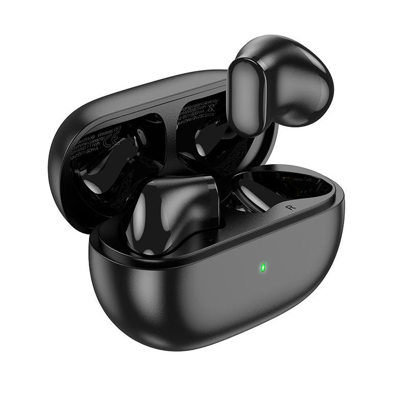 Навушники бездротові Borofone Enjoy true wireless BT headset BW39 BT5.3 30/250 mAh 4h Black (575735)