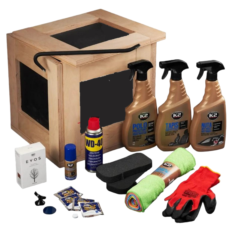 Подарочный набор для мужчины Автолюбитель стандарт в ящике с ломом