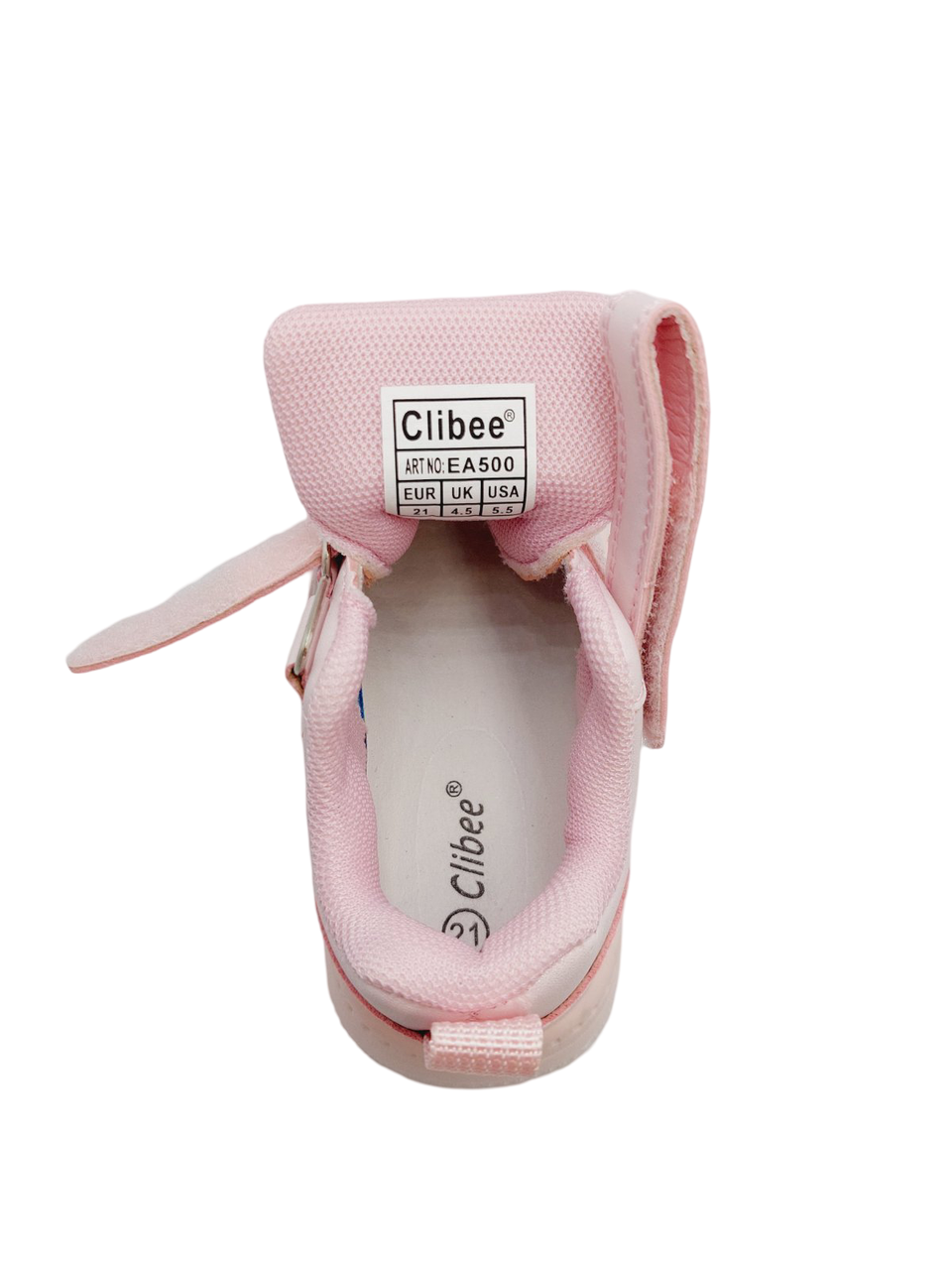 Кроссовки для девочек APAWWA EA500-3/24 р. 24 Розовый - фото 4 Кроссовки для девочек APAWWA EA500-3/24 р. 24 Розовый - фото 4