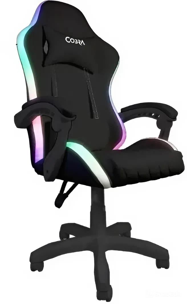 Компьютерное кресло геймерское Cobra WS8152 RGB Black (164806966)