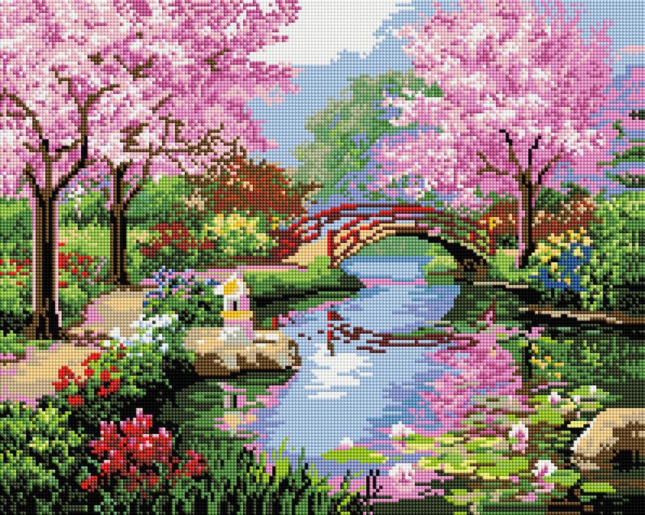 Алмазная мозаика ColorArt Красивый пейзаж 40х50 см (SP023)