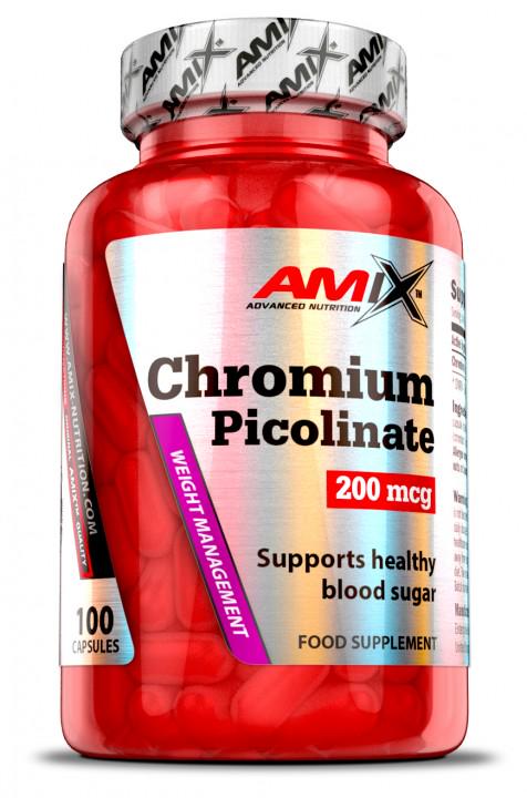 Микроэлемент Хром для спорта Amix Nutrition Chromium Picolinate 200 mcg 100 Caps Микроэлемент Хром для спорта Amix Nutrition Chromium Picolinate 200 mcg 100 Caps