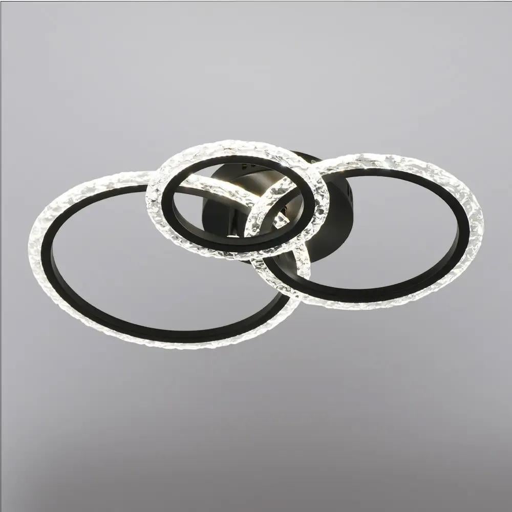 Люстра светодиодная ESLLSE SMART TRIO 70W 3R/510x380x107/220V/IP20 Black/Clear (27712872)