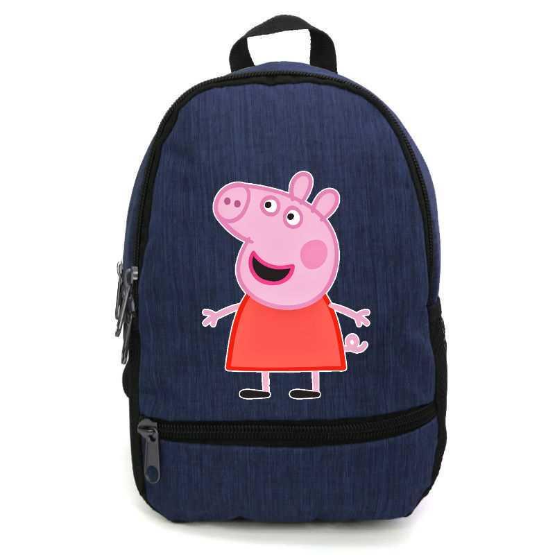Школьный рюкзак подростковый Cappucino Toys Свинка Пеппа PIG 006 12,5 л Синий (1670545671)