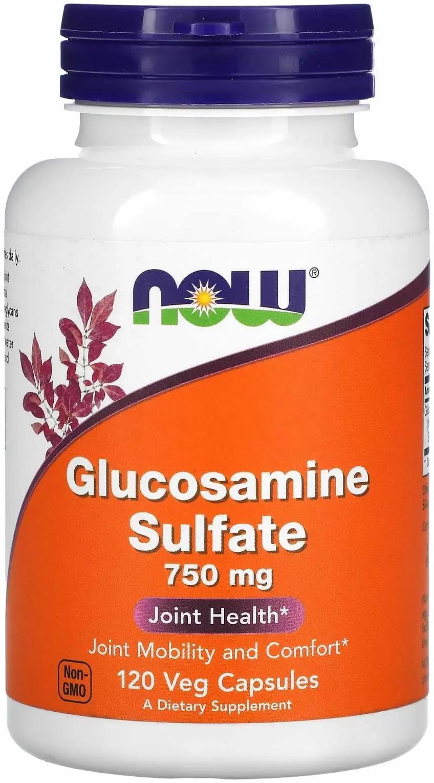 Комплекс Глюкозамин сульфат Now Glucosamine Sulfate 750 мг 120 vcaps