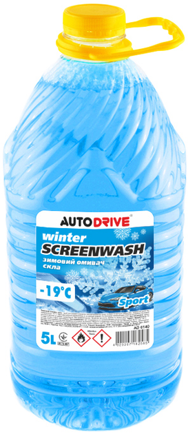 Омыватель зимний Auto Drive WINTER SCREEN WASH -19 °С пет 5 л (AD0140)