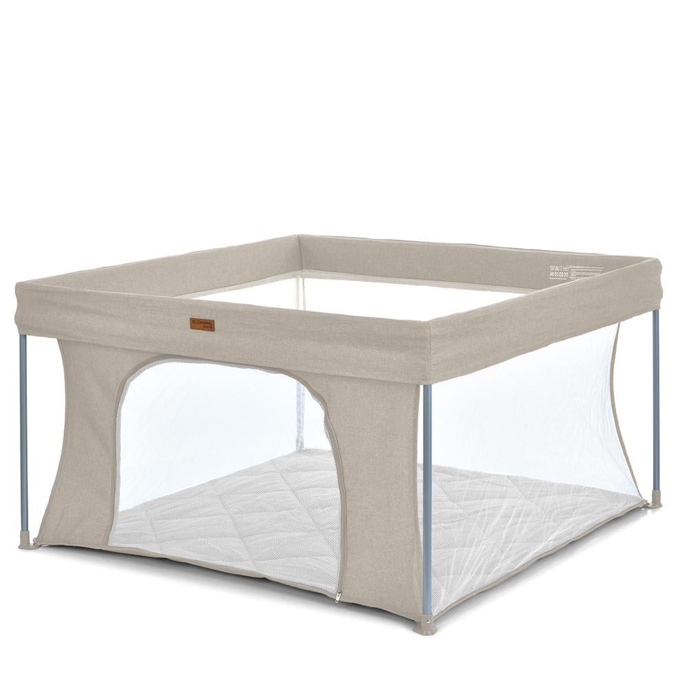 Манеж детский игровой El Camino ME 1196 SWIFT 4 текстильный с сумкой 127х127х74,5 см Бежевый (150-7-ME 1196 SWIFT 4 Beige)