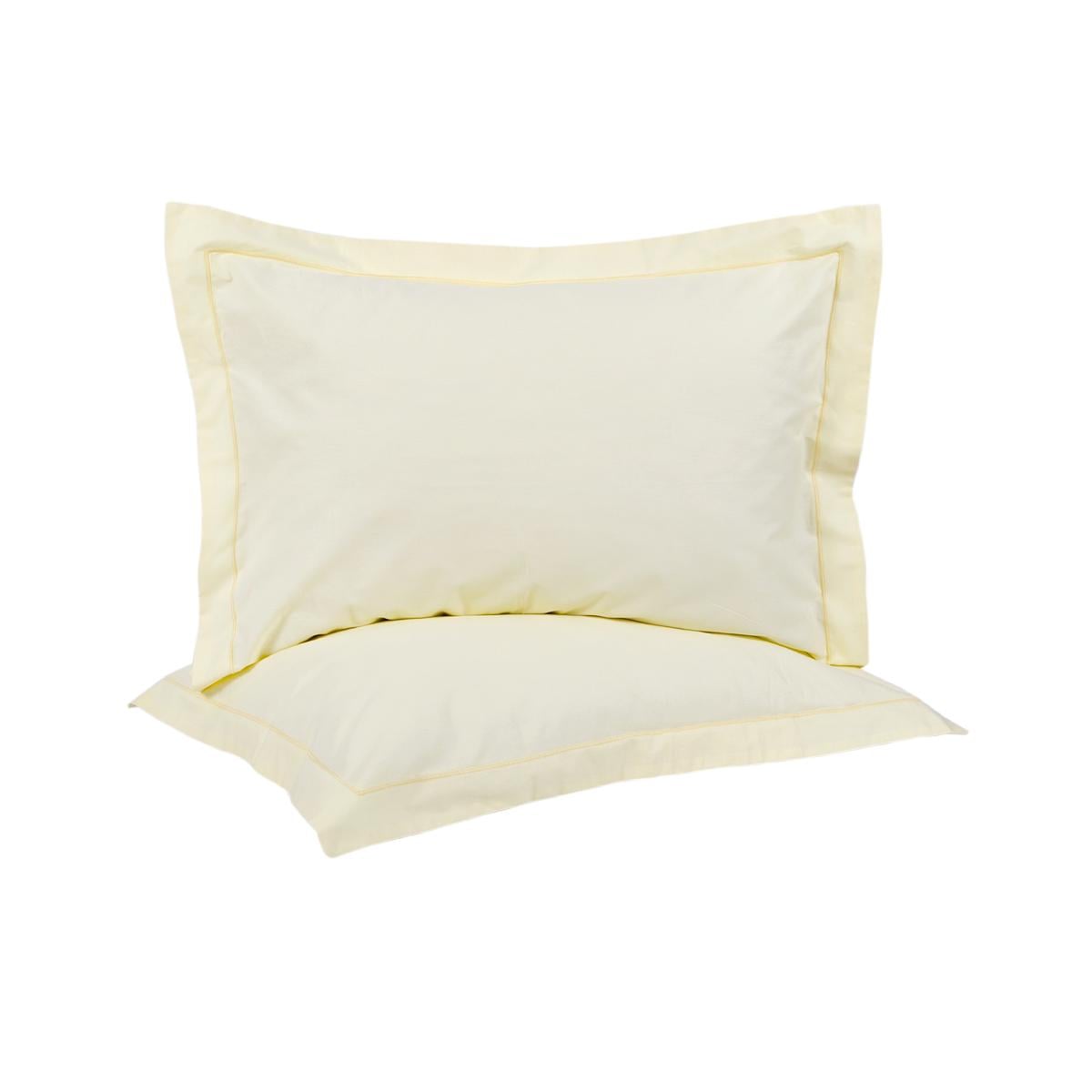 Наволочки Lotus Home Dakota Modern сатин 50x70+5 см 2 шт. Масляно-жовтий (svt-2000022351515)