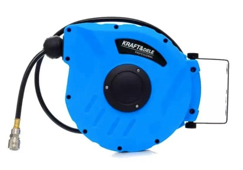 Катушка со шлангом садовая Kraft&Dele поливочный 20 м настенная катушка - фото 6 Катушка со шлангом садовая Kraft&Dele поливочный 20 м настенная катушка - фото 6