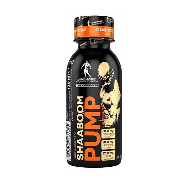 Комплекс для тренировки Kevin Levrone Shaaboom Pump Juice shot 120 мл Orange/Citrus (000026045)