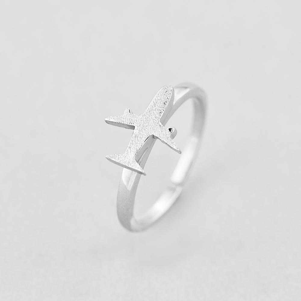 Серебряное кольцо Minimal Полет (5631)