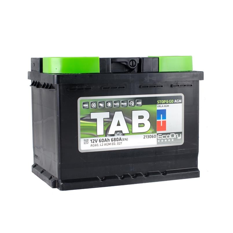Акумулятор TAB AGM 60 Ah/12 V (213 060)