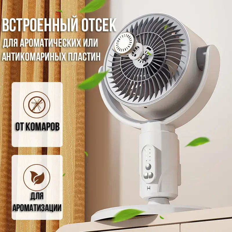 Вентилятор підлоговий Midsummer LY-960 з 5 режимами (27714139) - фото 4