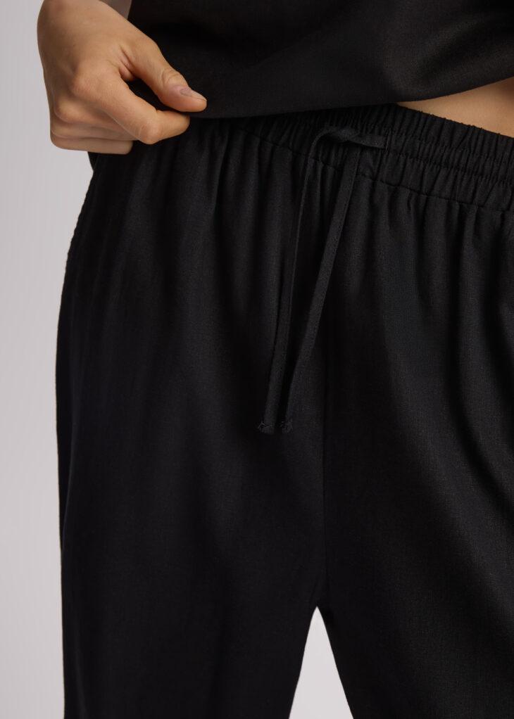 Брюки вільні жіночі Diverse LENEA р. 42 Чорний (5905384144447) - фото 3