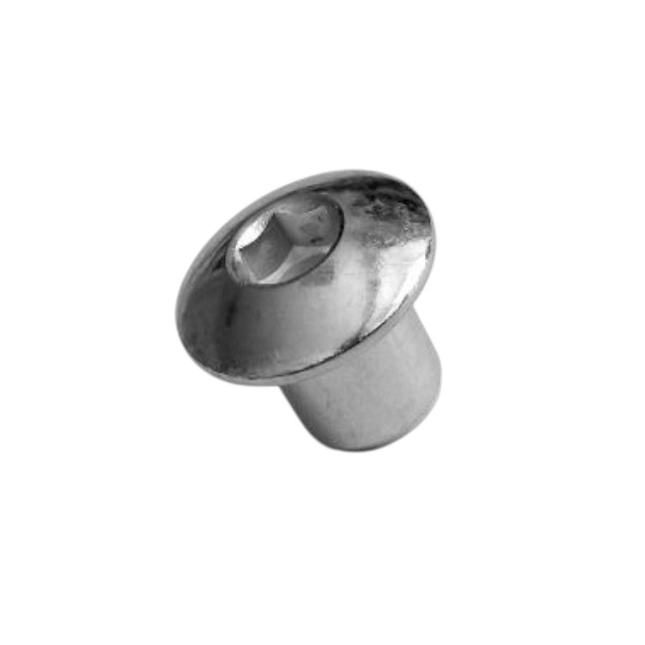 Гайка Еріксона сполучна М8 16х10 Білий цинк подовжена меблева 1 шт. (2667425464/К1027)