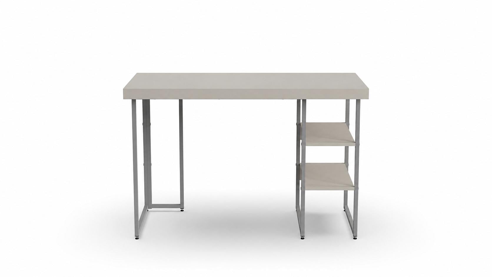 Стол письменный Кевин Ferrum-decor металл/ДСП 32 мм 75x120x70 см Серый/Кашемир (FRD-108146)