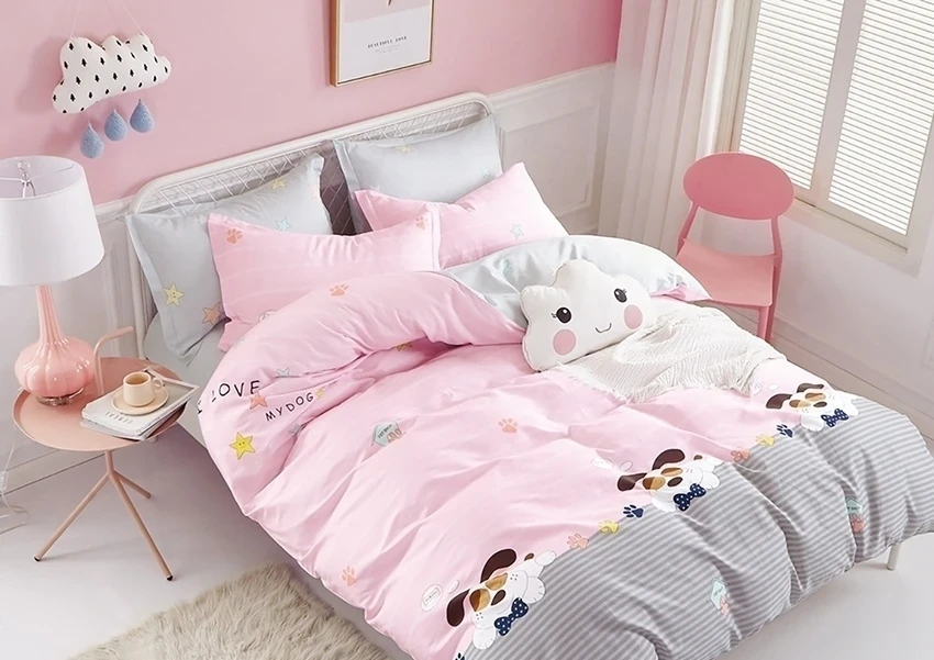 Комплект постільної білизни з компаньйоном TAG Tekstil R7624 pink євро (825) Комплект постільної білизни з компаньйоном TAG Tekstil R7624 pink євро (825)