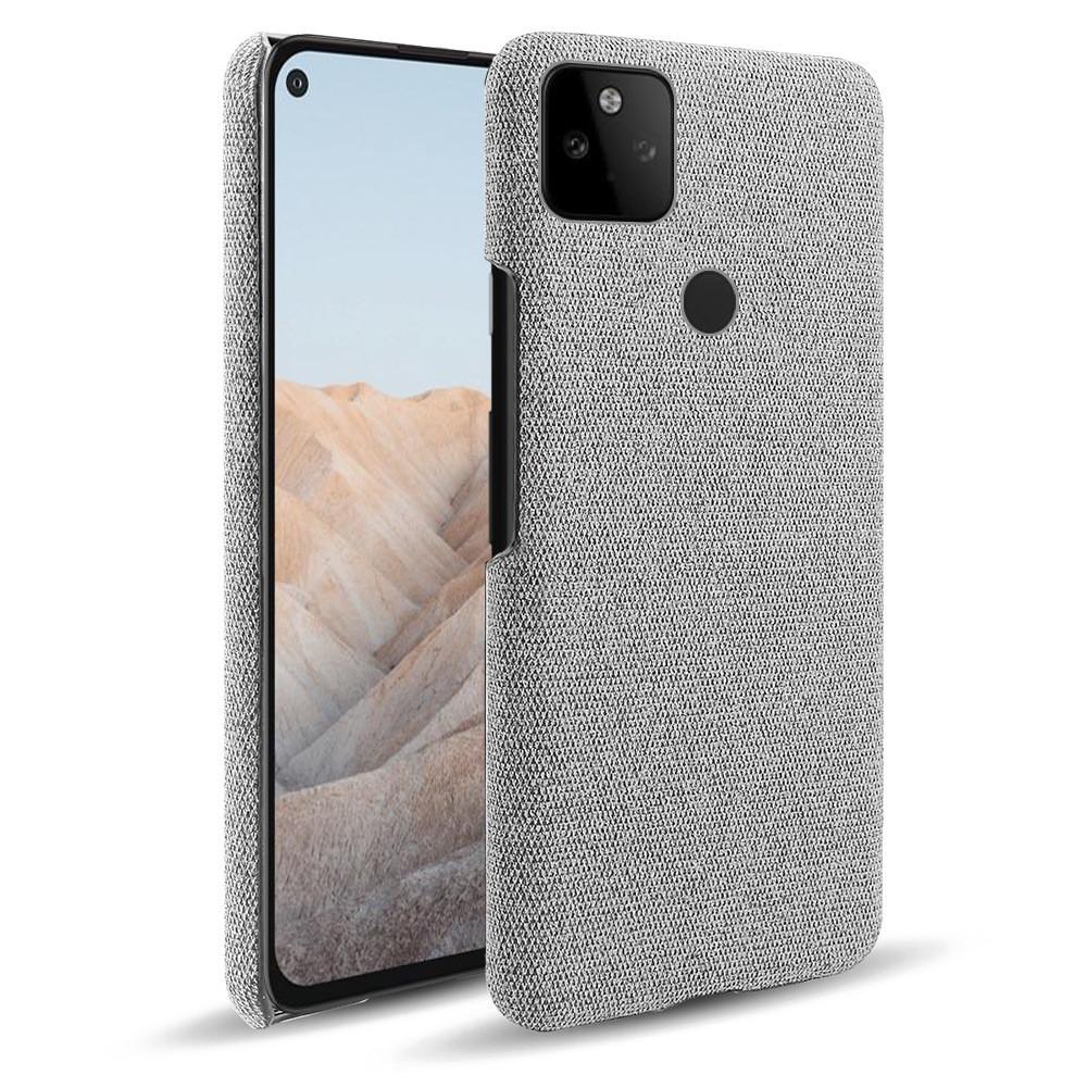Тканевый чехол для Google pixel 5a 5G (светло-серый)