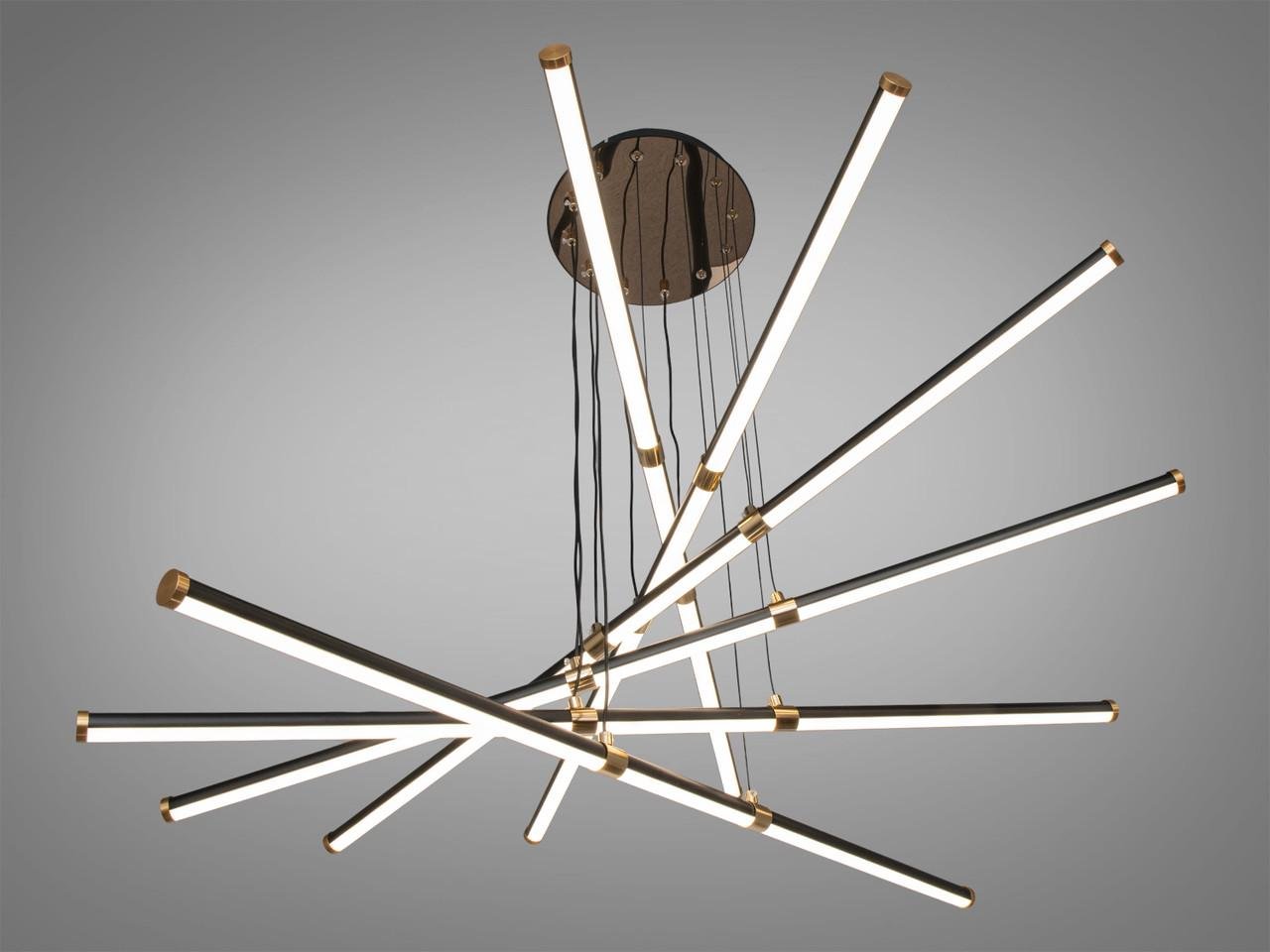 Люстра LED SX8260/6BK з акцентами Чорний/Золотий (2909927164) Люстра LED SX8260/6BK з акцентами Чорний/Золотий (2909927164)