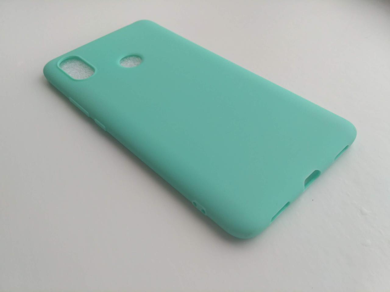 Силиконовый чехол Xiaomi Mi Max 3 матовый Мятный 1762P - фото 2 Силиконовый чехол Xiaomi Mi Max 3 матовый Мятный 1762P - фото 2