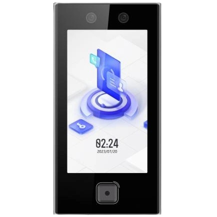 Терминал распознавания лица Hikvision DS-K1T670MWX-QR с сенсорным экраном Black (28100266) Терминал распознавания лица Hikvision DS-K1T670MWX-QR с сенсорным экраном Black (28100266)