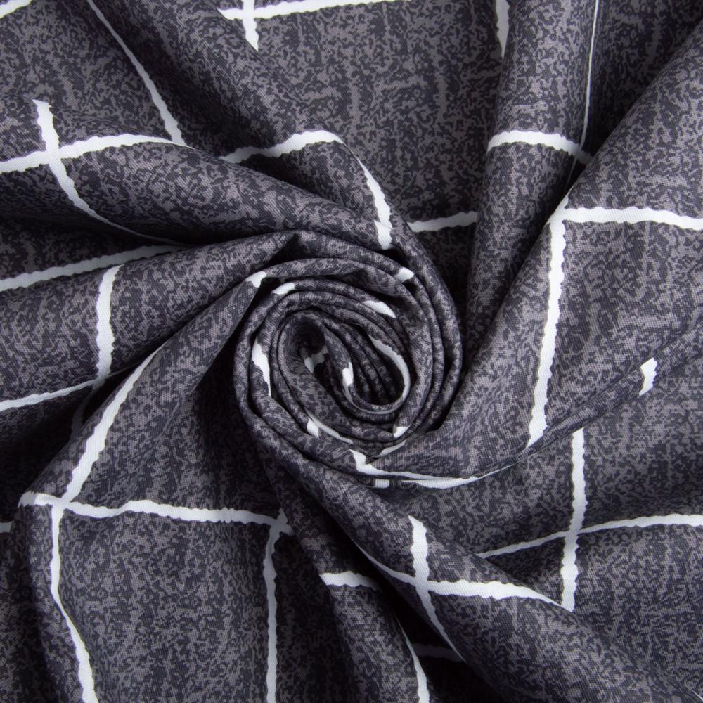 Тканина бавовна сатин для постільної білизни ВТ-373А клітинка 120 гр/м2 (26122)