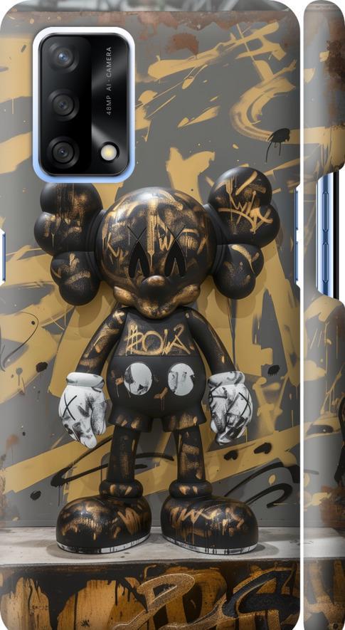 Чехол на Oppo A74 Bronze kaws (6097m-2305-42517)