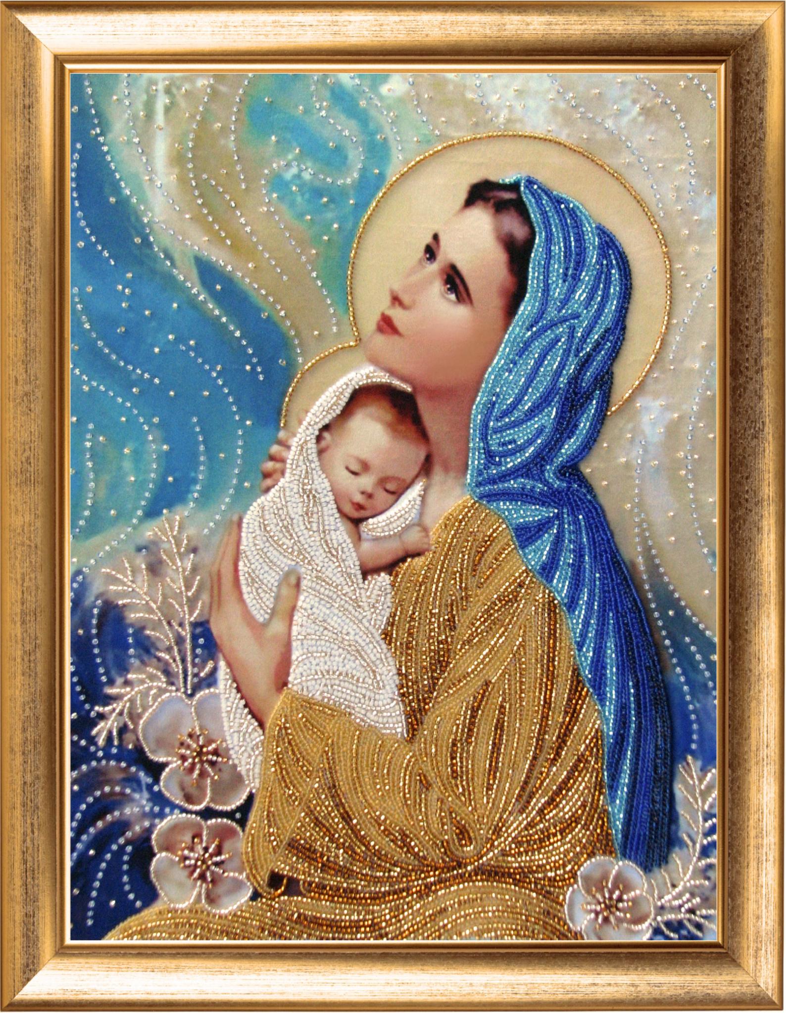 Набір для вишивання бісером BUTTERFLY 477 Мати й дитя 35х26 см (477)