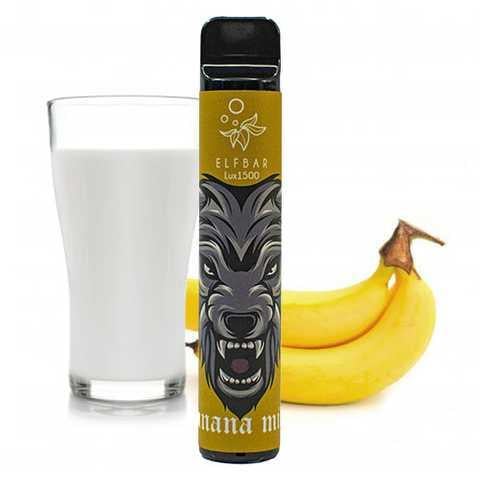 Електронная сигарета Elf Bar LUX 1500 Banana milk (1600626405)